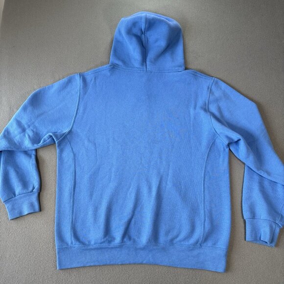 North Carolina Tar Heels Hoodie Y2K Russell athletics Mens M NCAA Baggy Blue VTG - Picture 13 of 16